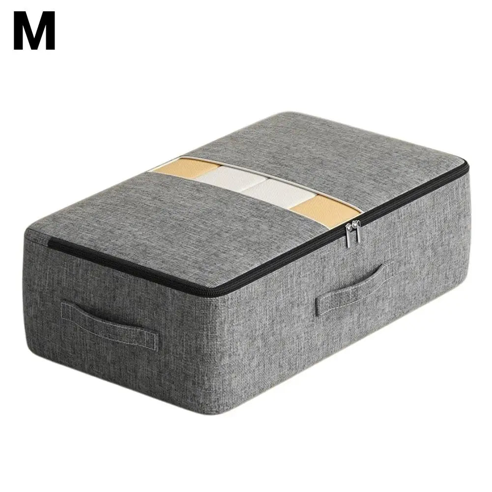 Under Bed Storage Bag – Transparent Window & Handle | 4 Sizes