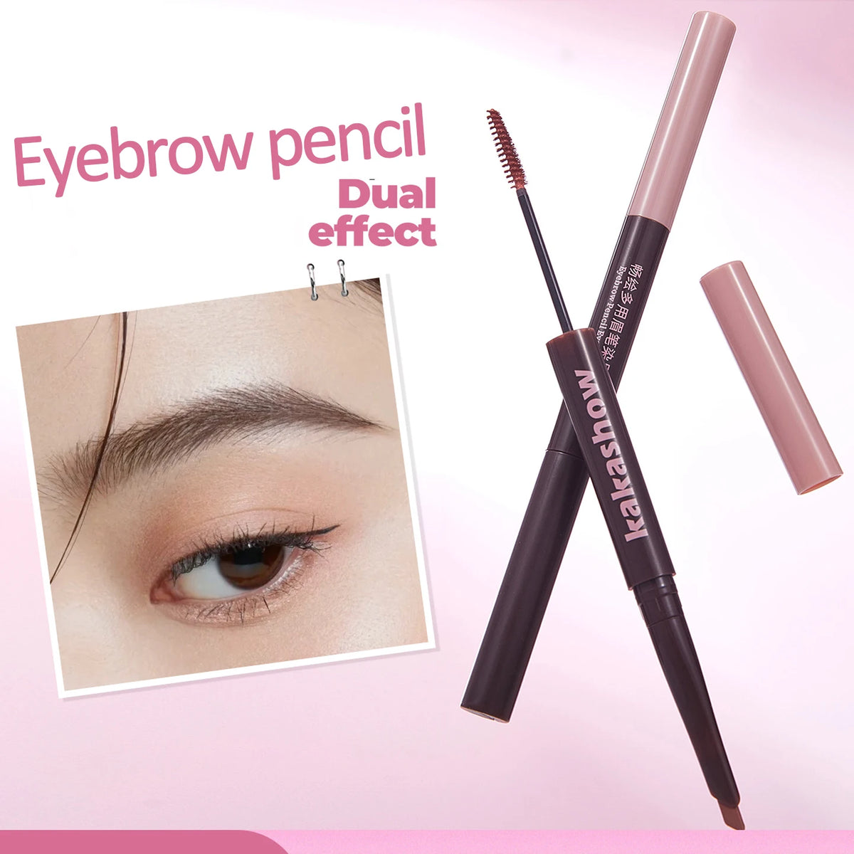 SAMMY Dual-Purpose Eyebrow Pencil & Dye Paste | Long-Lasting