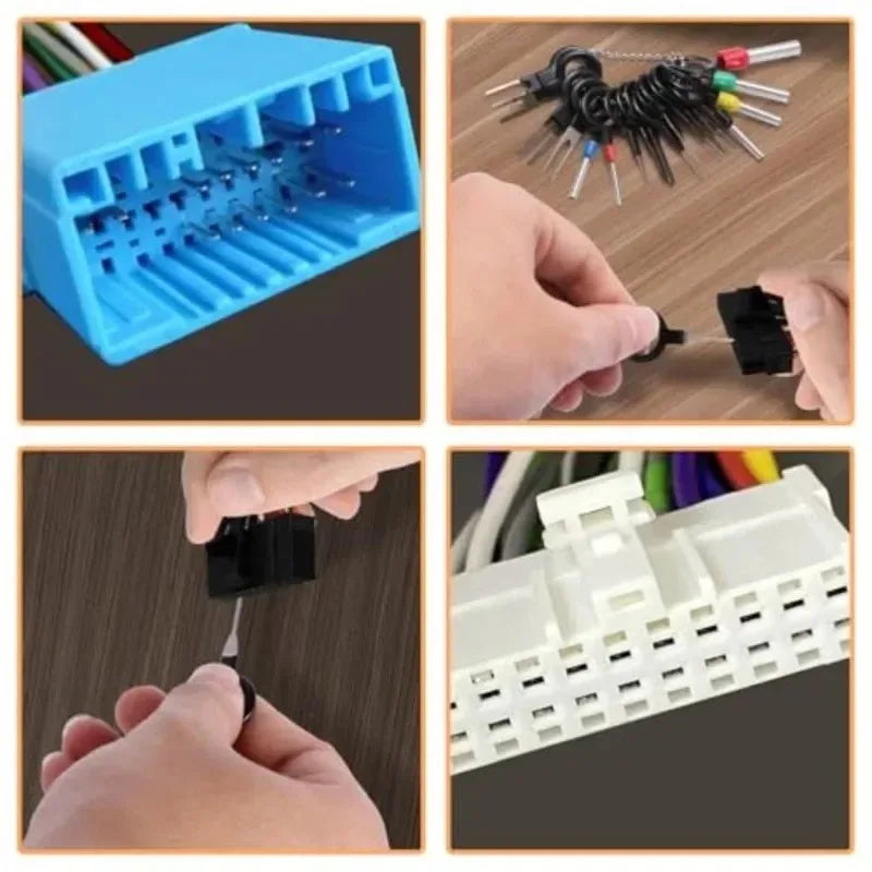 100-Pc Car Terminal Removal & Wire Pin Extractor Tool Kit