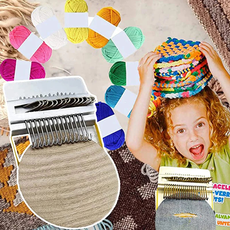 DIY Wooden Darning Loom – Hand Weaving & Knitting Tool