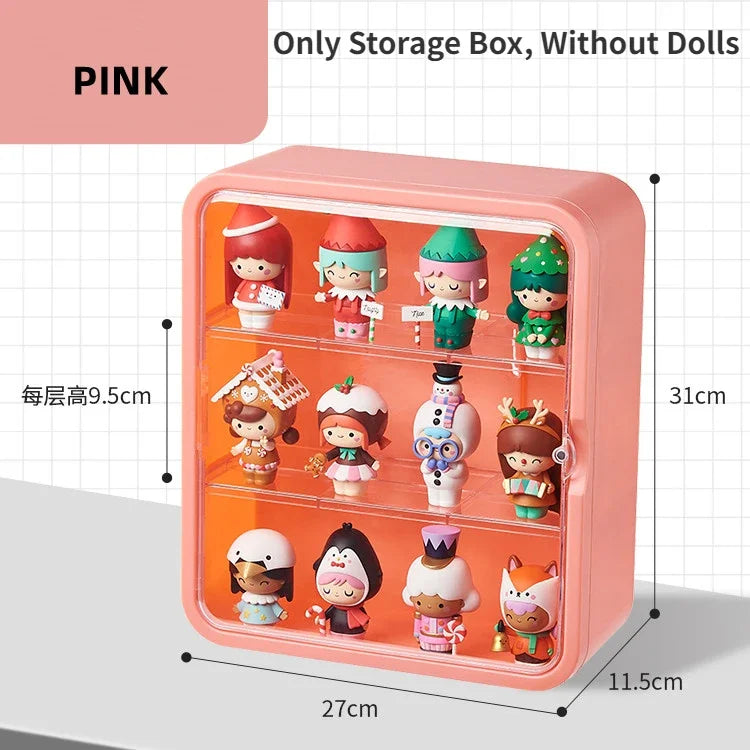 Transparent Dust-Proof Display Case for Action Figures | Wall Rack