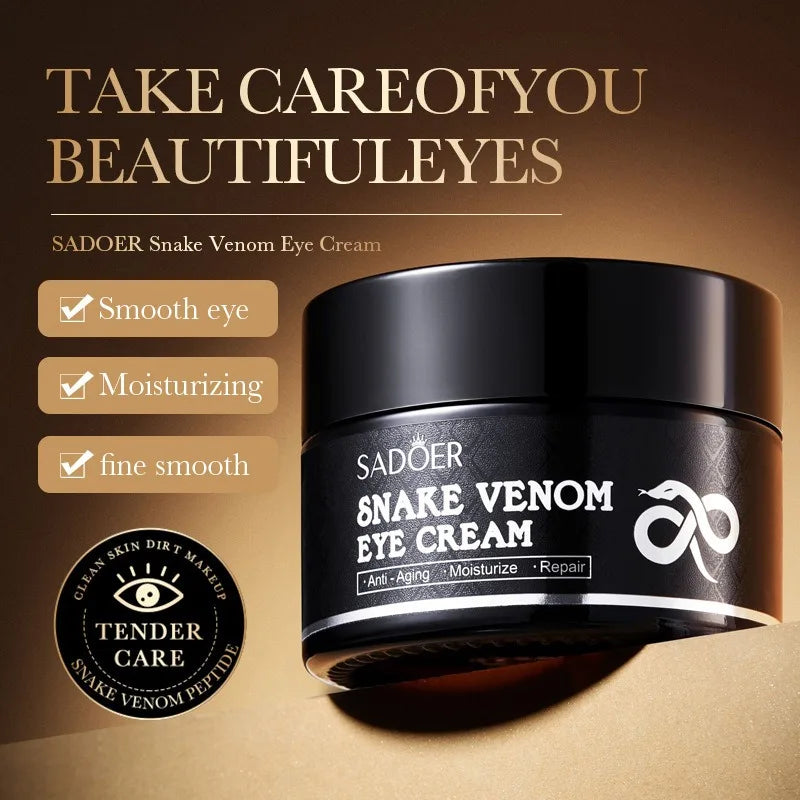 Snake Venom Peptide Eye Cream – Firm, Brighten & Hydrate