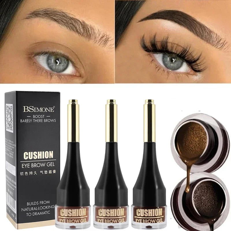 Waterproof Air-Cushion Eyebrow Cream – 4 Shades | Long-Lasting