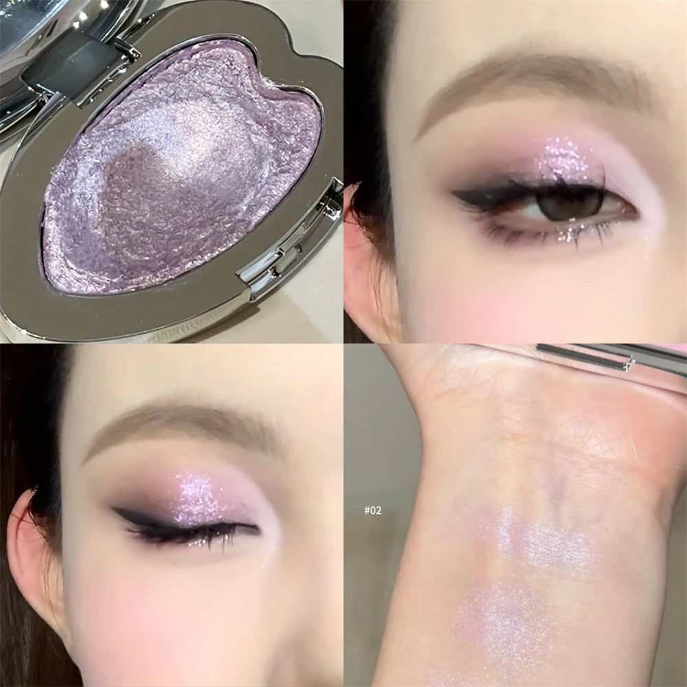 Pearlescent Lavender Cream Eyeshadow & Face Highlighter