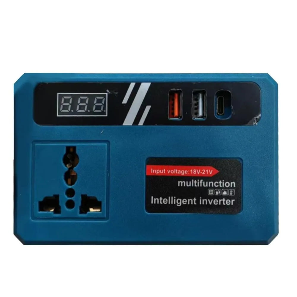 120W Lithium Battery Inverter – DC to AC, 3 USB Ports