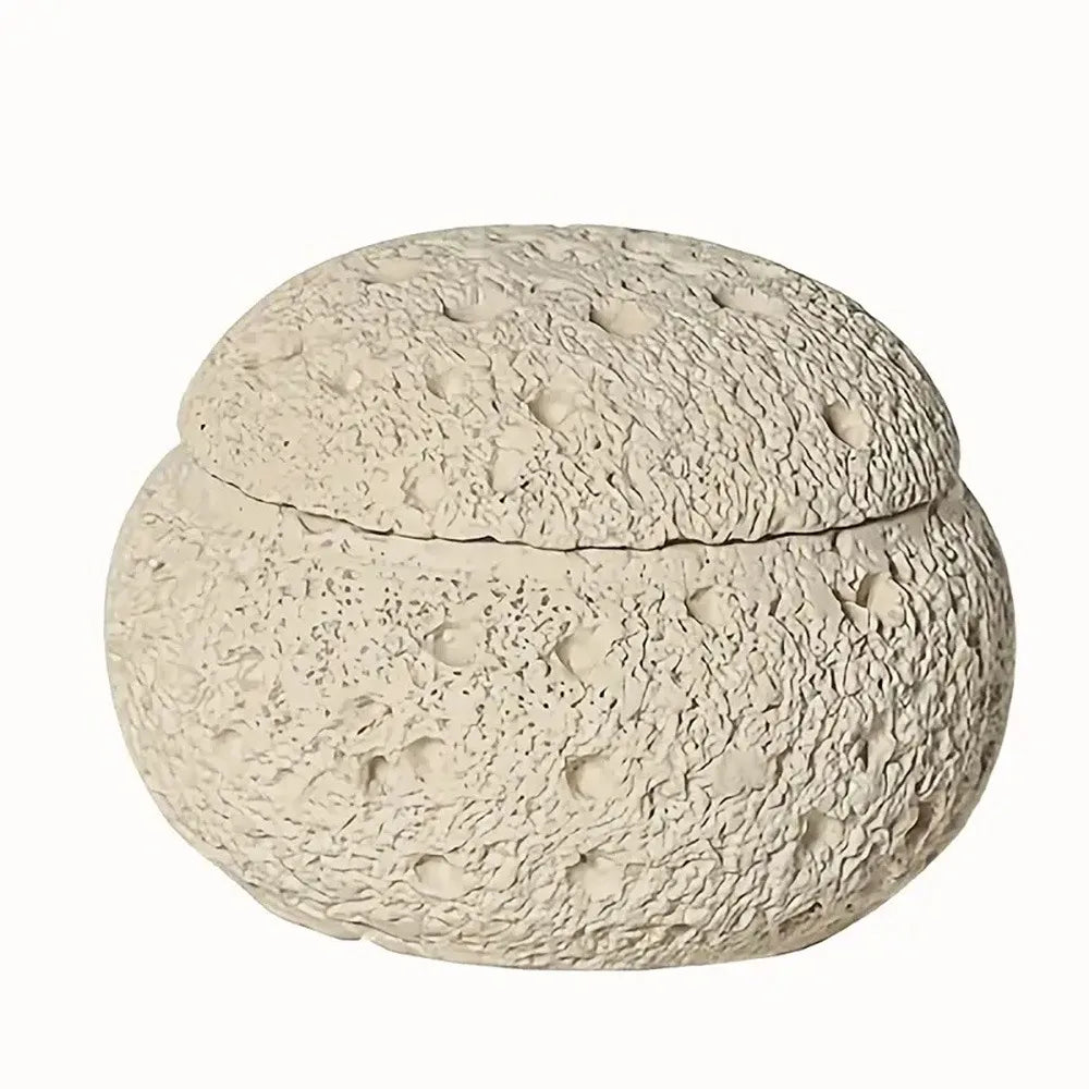 Meteorite Sphere Incense Burner – Matte Resin Aromatherapy Holder