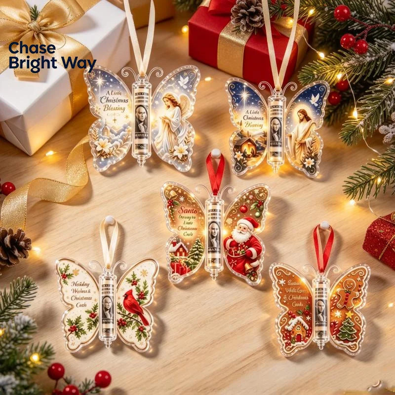 Christmas Money Holder Ornament | Acrylic Cash Gift Pendant
