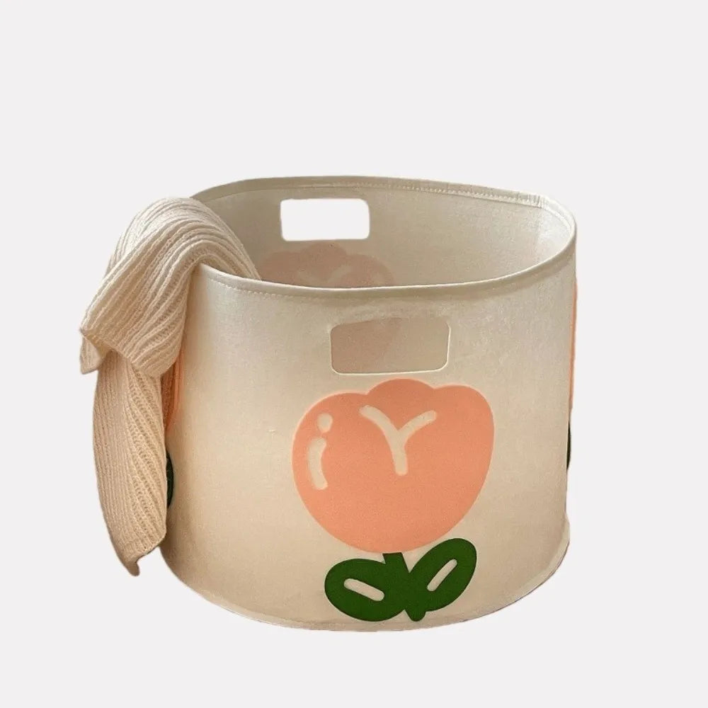 Tulip Laundry Hamper – Large Non-Woven Fabric Storage Basket