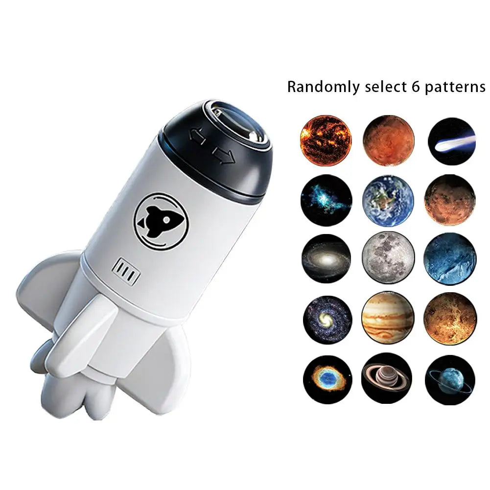 USB Galaxy Projector – 360° Rotating LED Starry Sky Night Light
