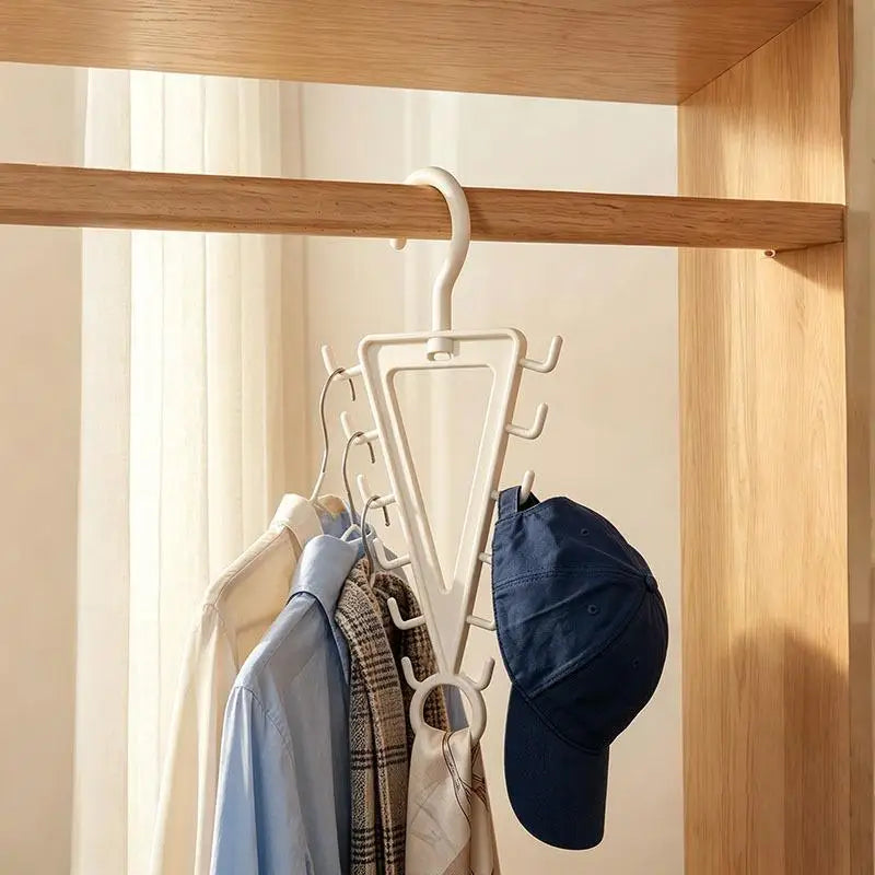 V-Shape 12-Hook Hanger Organizer | Closet Space Saver