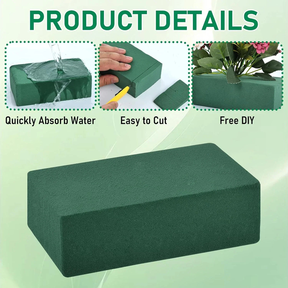 Wet Floral Foam Blocks – Wedding & Party Flower Arranging