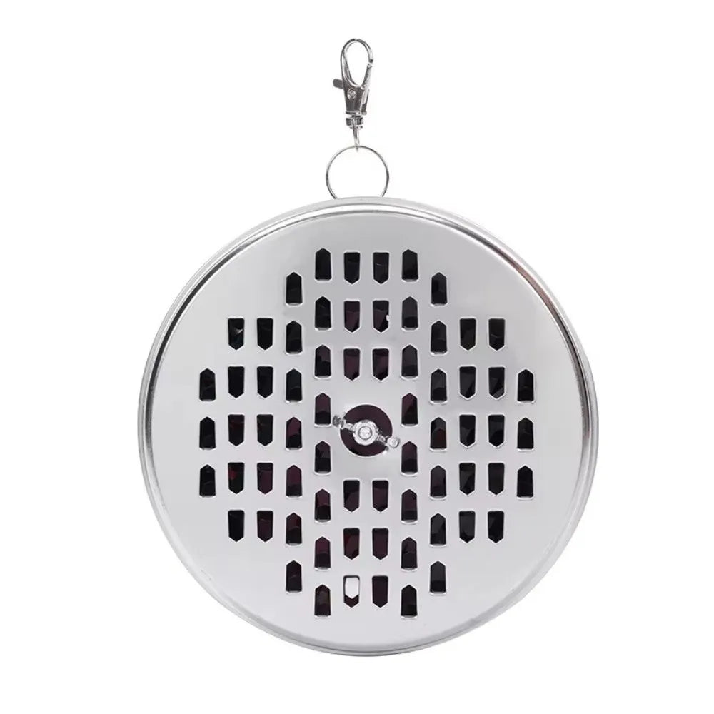 Windproof Mosquito Coil Holder – Hangable Metal Repellent Tray