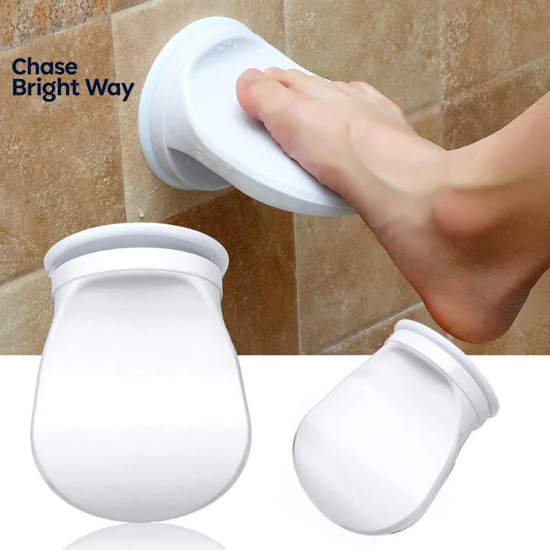 Suction Cup Shower Foot Rest – Non-Slip Plastic Pedal