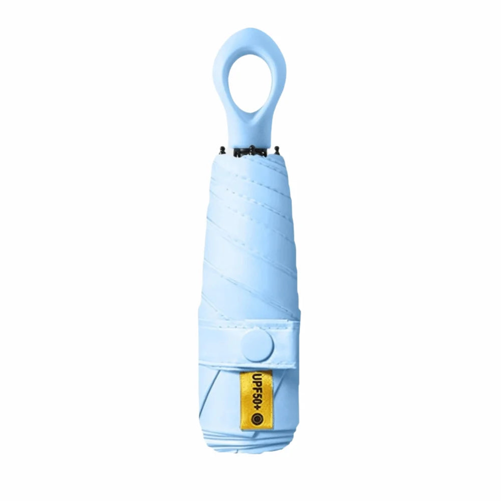 UV Protection Folding Pocket Umbrella – Dual Sun & Rain Use