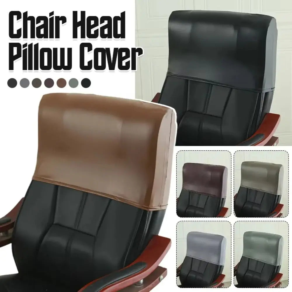 Waterproof Leather Chair Headrest Cover – Elastic Backrest Protector