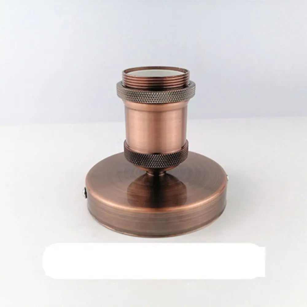Vintage E27 Lamp Holder Socket – Electroplated Aluminum Bulb Base