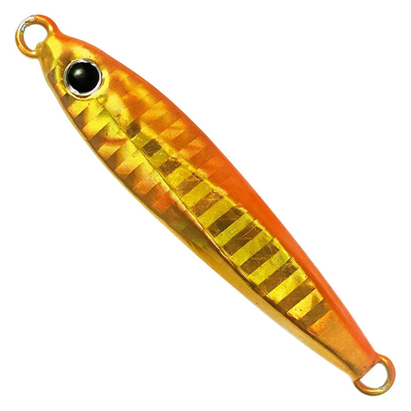 Laser Metal Jig Lure 10g–60g | Long Cast Sea Fishing Bait