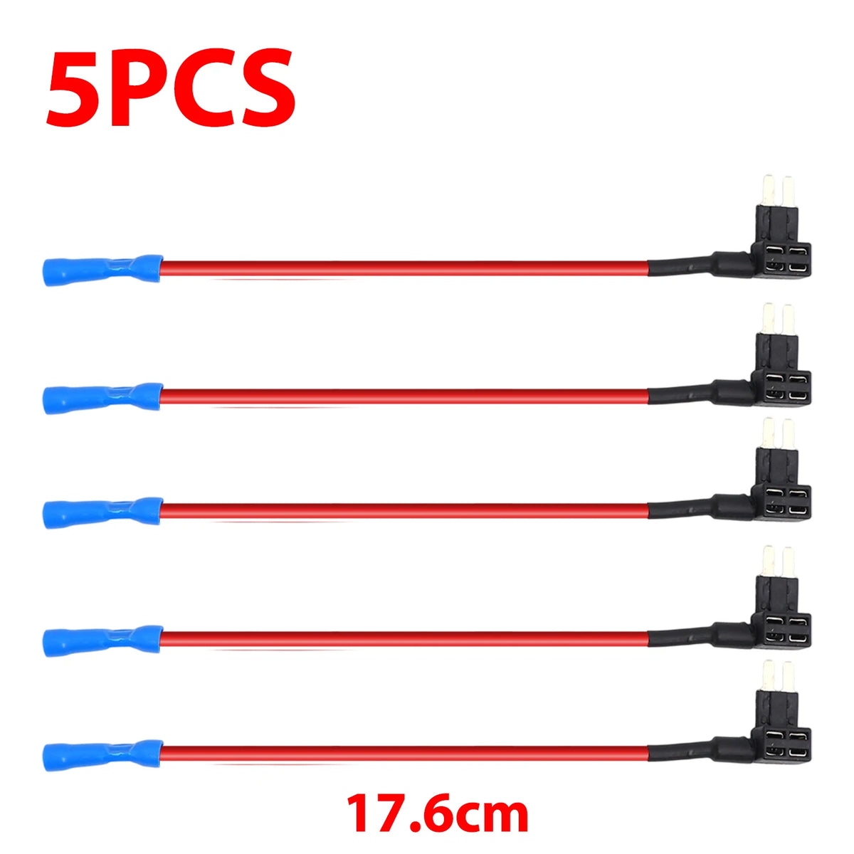 M2 Car Fuse Tap Blade Holder Circuit Adapter – 5-Pack ATM/APM