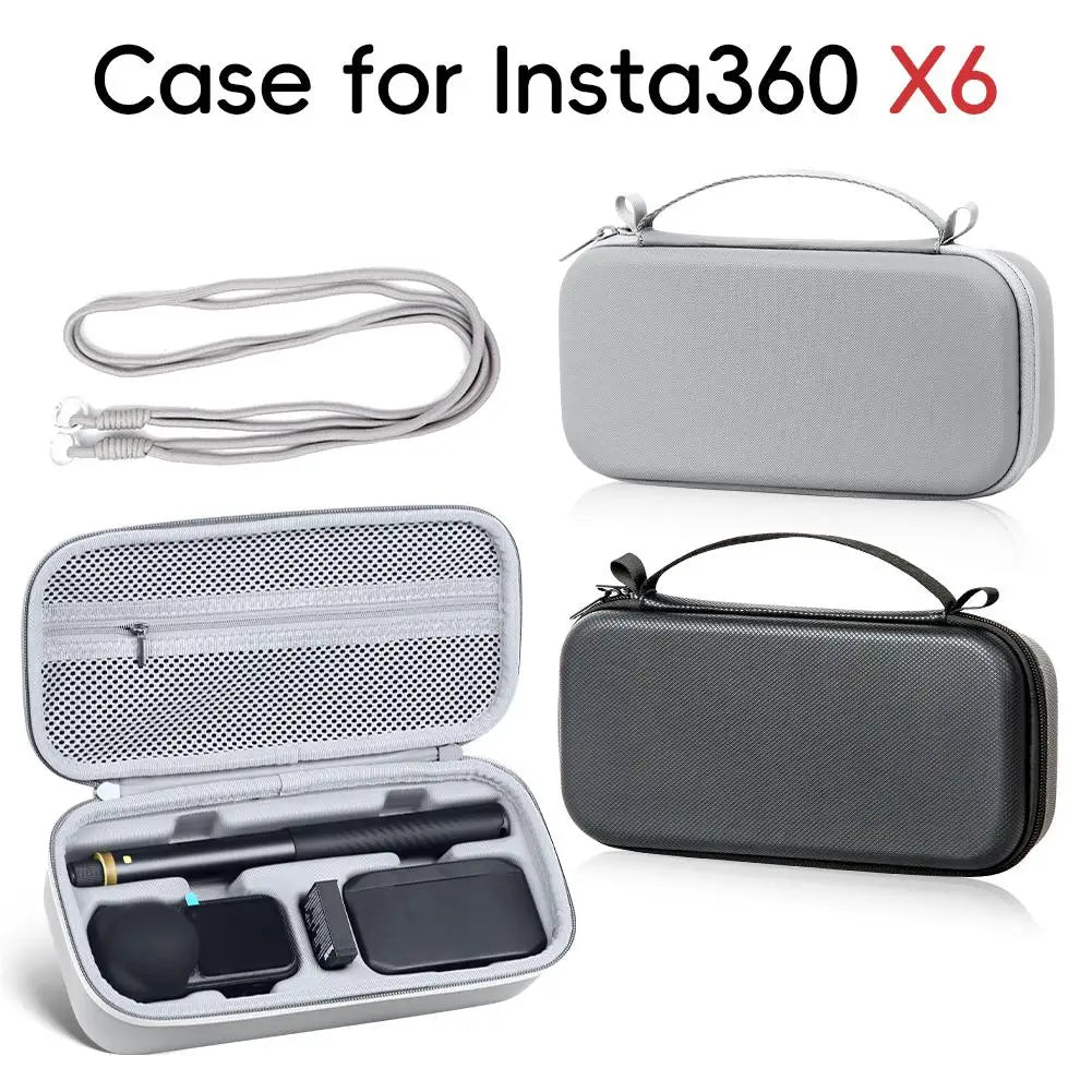 Insta360 X6 Hard Shell Carrying Case | Travel Storage Bag