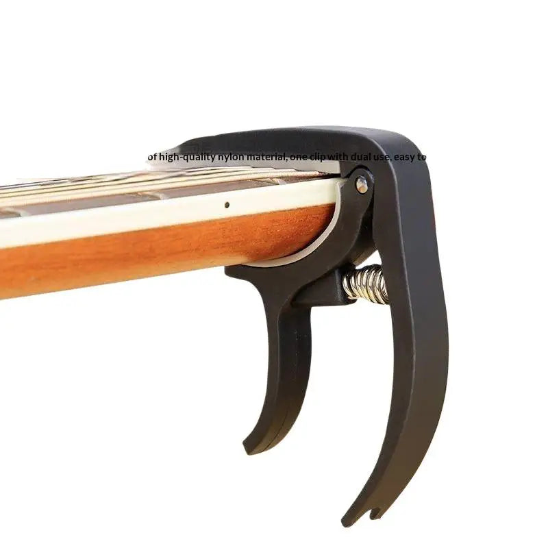 Portable Guitar Capo – 6-String Plastic Clamp | Stage & Practice