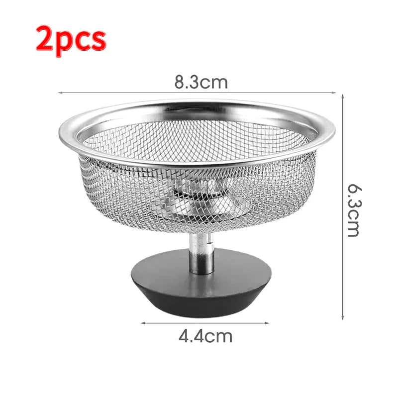 Stainless Steel Sink Strainer & Drain Hair Catcher Filter