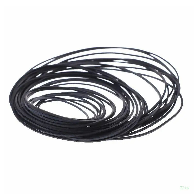 T21A Flat Drive Belt LP Vinyl Turntable Replacement – 25-Pack
