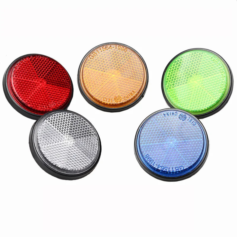Universal Circular Safety Reflector for Bikes, Cars & Motorcycles