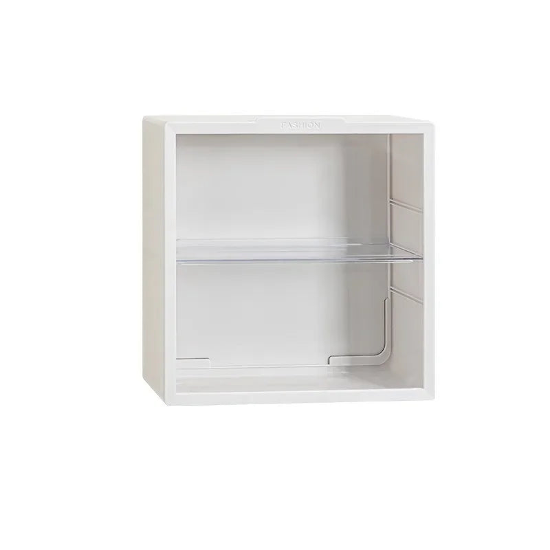 Plush Doll Display Case 2/3-Tier Dustproof Flip Lid 28cm
