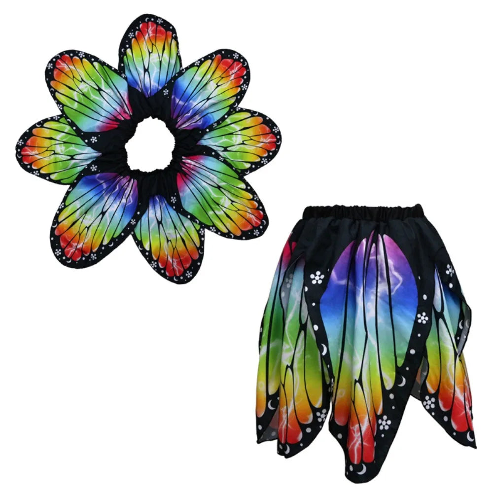 Kids Butterfly Wings Cape – Chiffon Costume Shawl for Parties