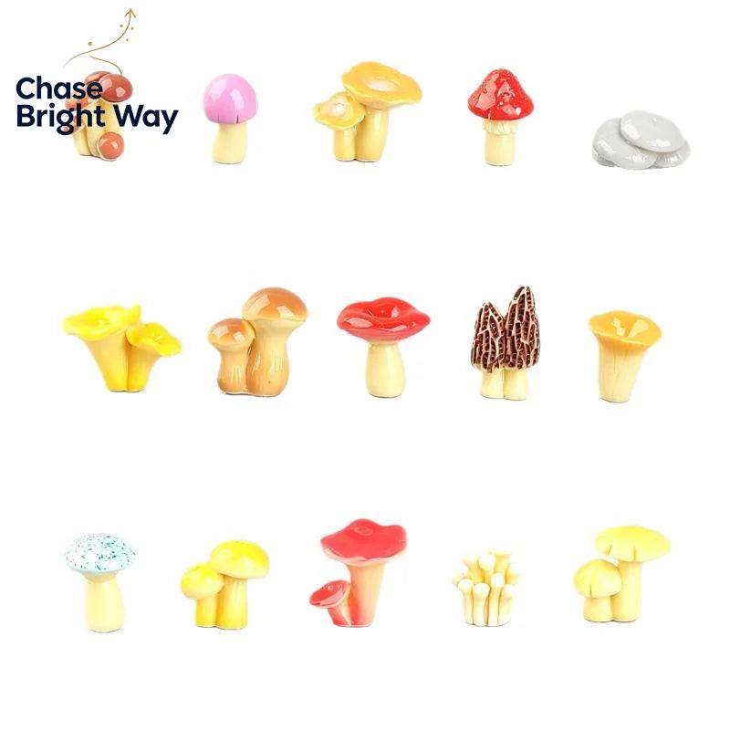 Mini Resin Mushroom Ornament – Fairy Garden & Aquarium Decor