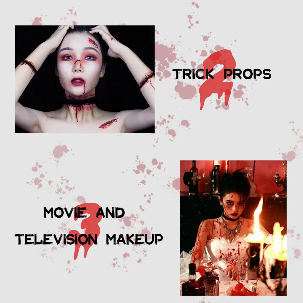 YTRUNS Fake Blood Paste – Coagulated Gel SFX Halloween Makeup