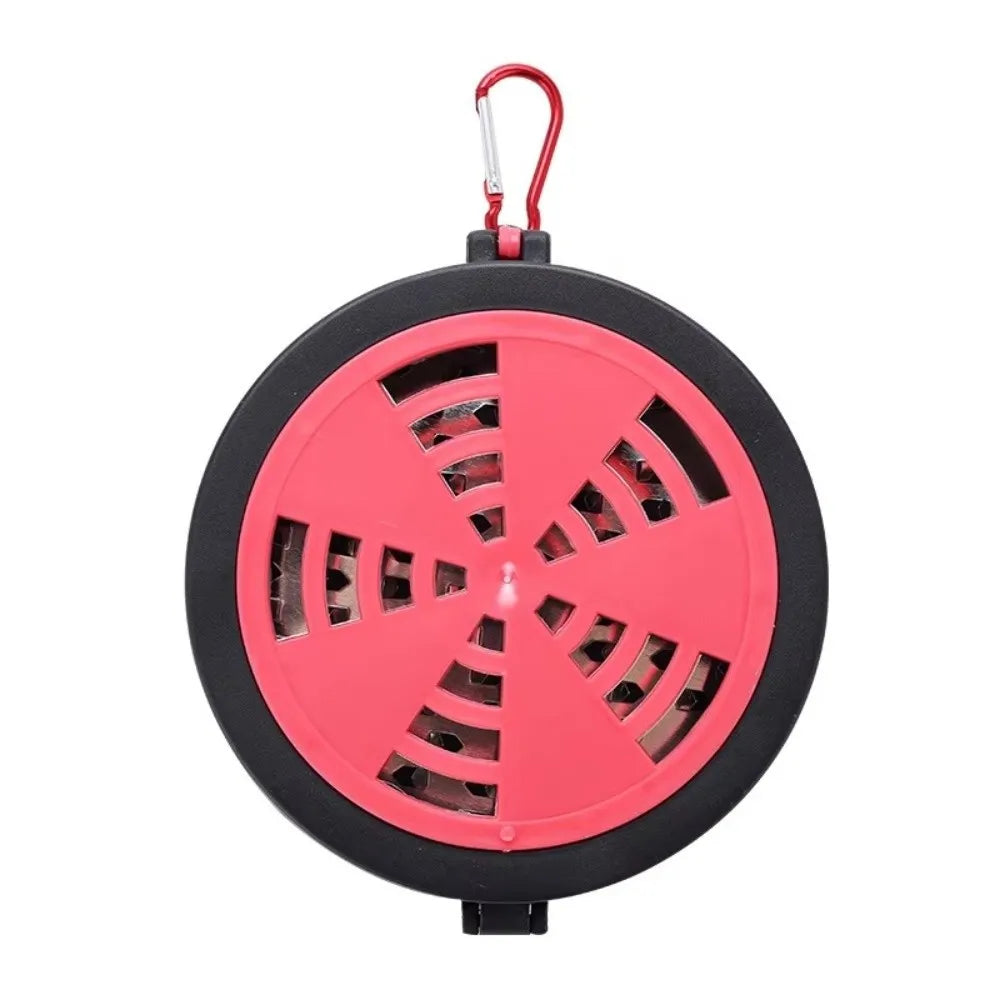 Windproof Mosquito Coil Holder – Hangable Metal Repellent Tray