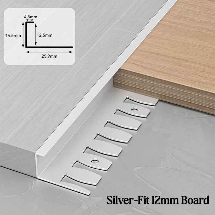 C-Shape Aluminum Stair Nosing Edge Banding Strip | Bendable