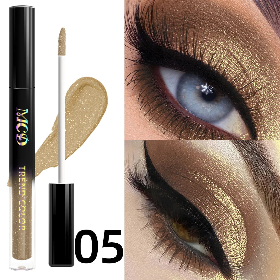 MCD Waterproof Liquid Eyeshadow Pen – 13 Glitter Shimmer Colors