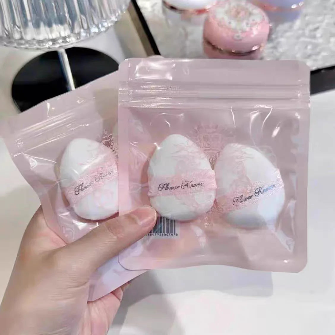 Flower Knows Powder Puffs – Soft Wet & Dry Makeup Applicator