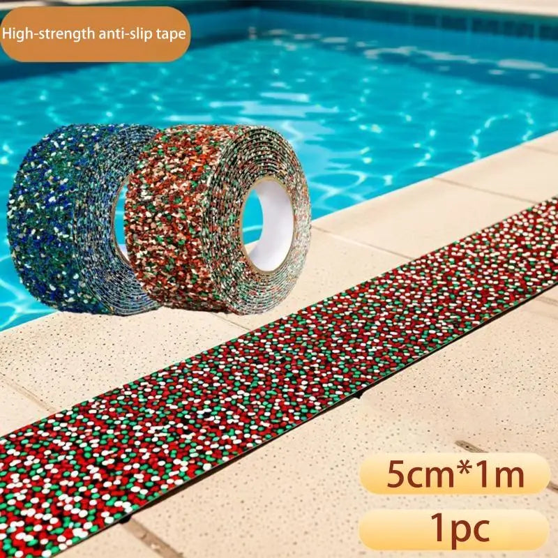 High-Strength Anti-Slip Tape – Stairs, Bathrooms & Pool Safety