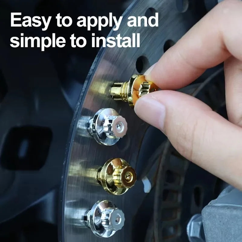 Universal Plastic Car Wheel Rivets | Rim Lip Decoration Screws