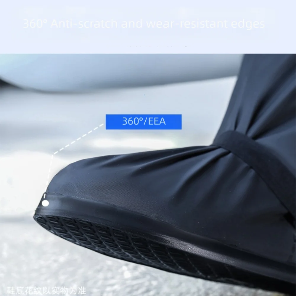 Waterproof Rain Boot Shoe Covers – Non-Slip PVC, Unisex