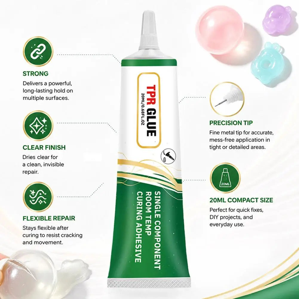 TPR Flexible Repair Glue 20ml – Squishy & Stress Ball Adhesive
