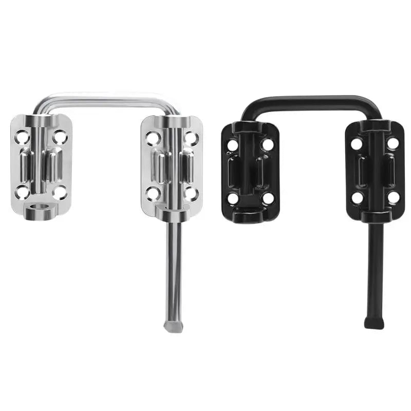 Stainless Steel Gate Latch 90/180° Non-Perforated Door Lock Set