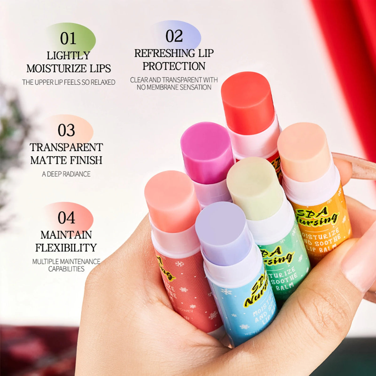 ZaiDoc Christmas Fruity Lip Balm Gift Set – Lip Mask & Hand Cream
