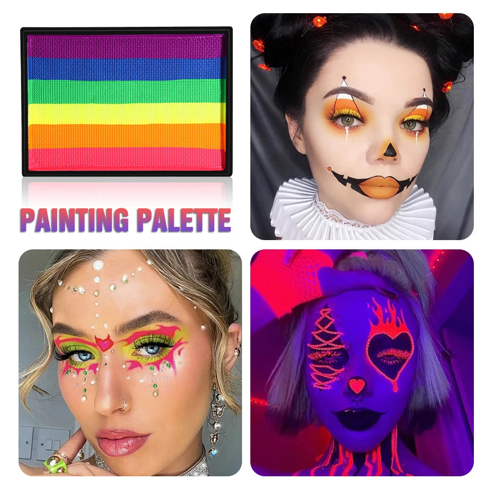 YTRUNS Vibrant Face & Body Paint – Halloween & Cosplay Makeup