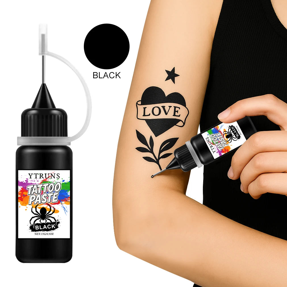 Colorful Henna Tattoo Paste – Plant-Based DIY Body Art Cone