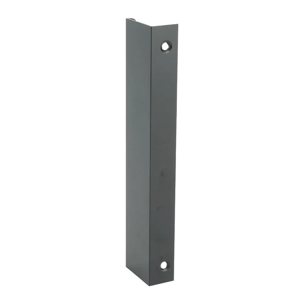 10-Pack Black Aluminum Cabinet Edge Pulls | Concealed Drawer Handles