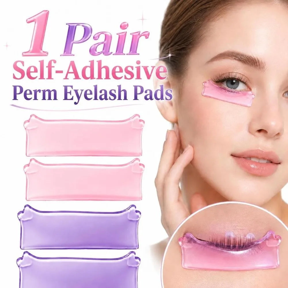 Silicone Heart-Shaped Eyelash Curling Pads – Reusable Lash Lift