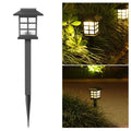 10-Pack Solar Garden Stake Lights – Retro House LED Lawn Lamps