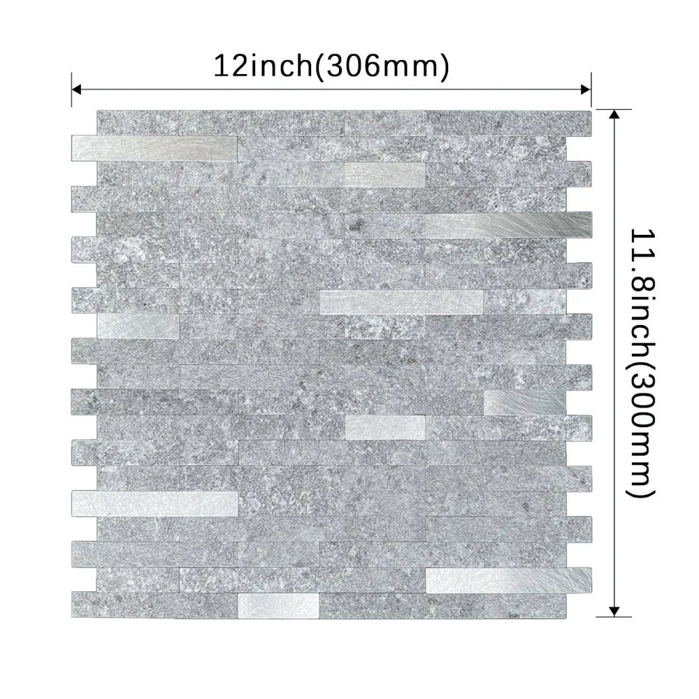 Self-Adhesive Mosaic Tile Stickers | PVC Kitchen Backsplash