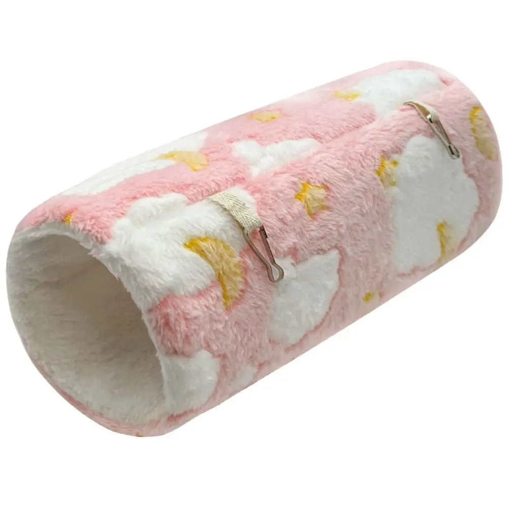 Fleece Guinea Pig Tunnel – Hangable Small Pet Hideout Tube