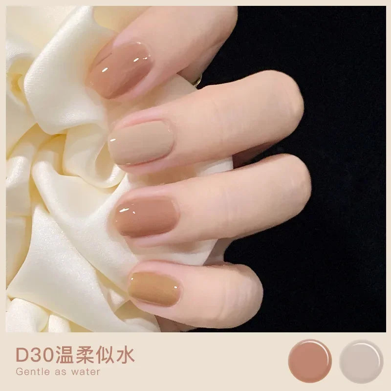 Handaiyan Jelly Nude Gel Nail Polish – 8ml UV & LED, 41 Colors