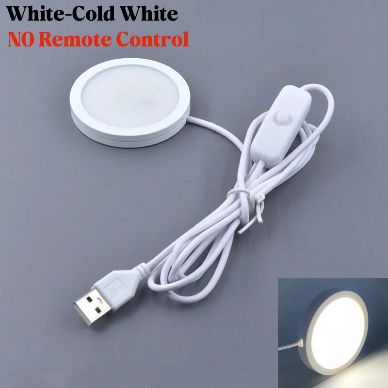 USB RGB LED Lamp Base 3W – Jewelry Display & Cabinet Light
